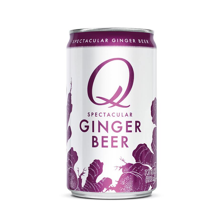 Q Ginger Beer, 7.5 oz Cans (Pack of 4) - Oasis Snacks