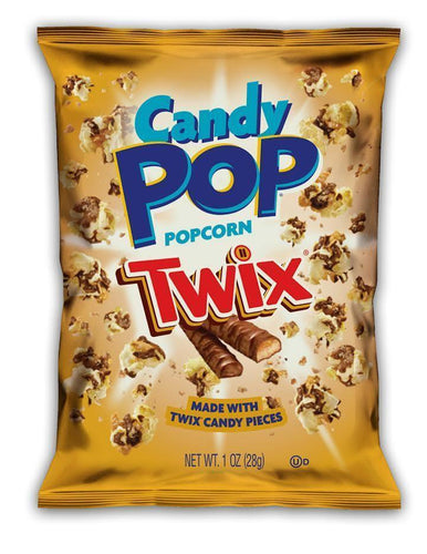 Candy Pop Popcorn, Twix, 1oz - Multi Pack - Oasis Snacks