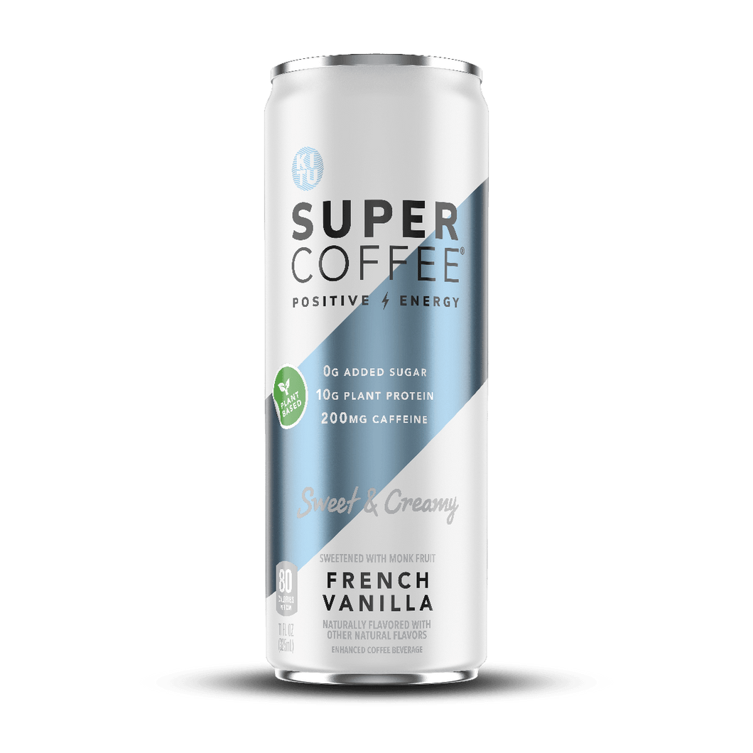KITU Super Coffee, French Vanilla, 11oz Cans (Pack of 12) - Oasis Snacks