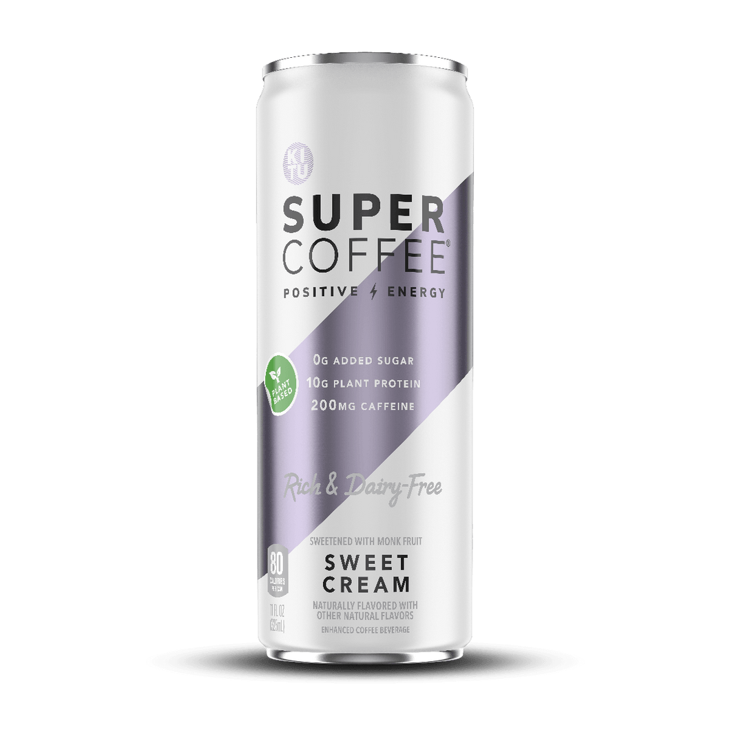 KITU Super Coffee, Sweet Cream, 11oz Cans (Pack of 12) - Oasis Snacks