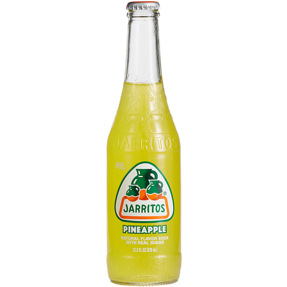 Jarritos Natural Flavored Soda, Pineapple, 12oz - Multi-Pack