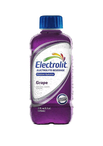 Electrolit Electrolyte Hydration Beverage, Grape, 21oz (Pack of 12) - Oasis Snacks
