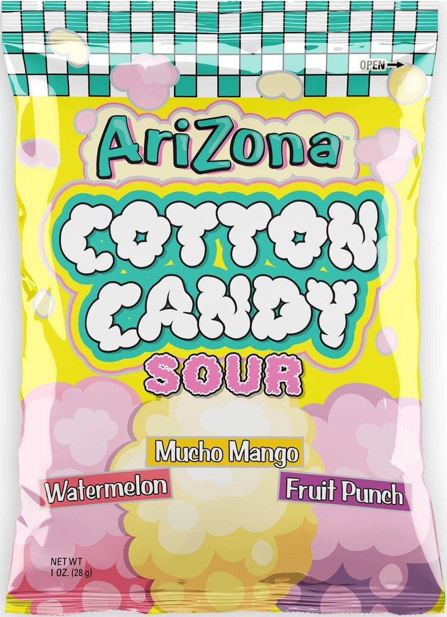 AriZona Cotton Candy Sour 1 Oz Bags (Pack of 12) - Oasis Snacks