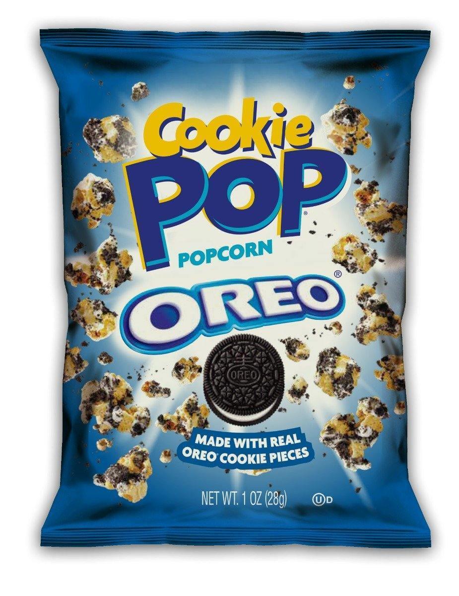Cookie Pop Popcorn, Oreo, 1oz - Multi Pack - Oasis Snacks