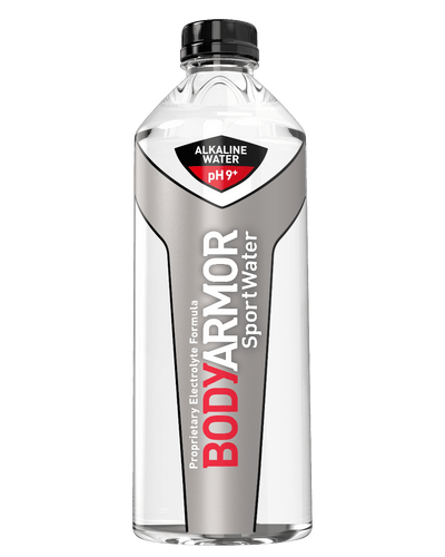 BodyArmor SuperWater, Electrolytes Sport Drinking Water 1 Liter (Pack of 12) - Oasis Snacks