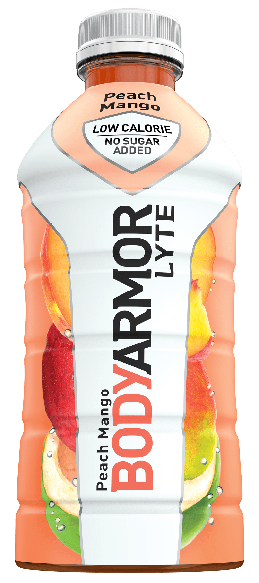 BodyArmor Lyte Electrolyte SuperDrink, Peach Mango, 28 Oz (Pack of 12) - Oasis Snacks
