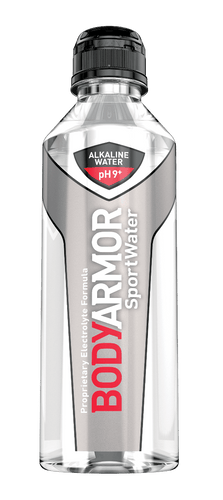 BodyArmor SuperWater, Electrolytes Sport Drinking Water, 23.7 Oz Sport Cap (Pack of 24) - Oasis Snacks
