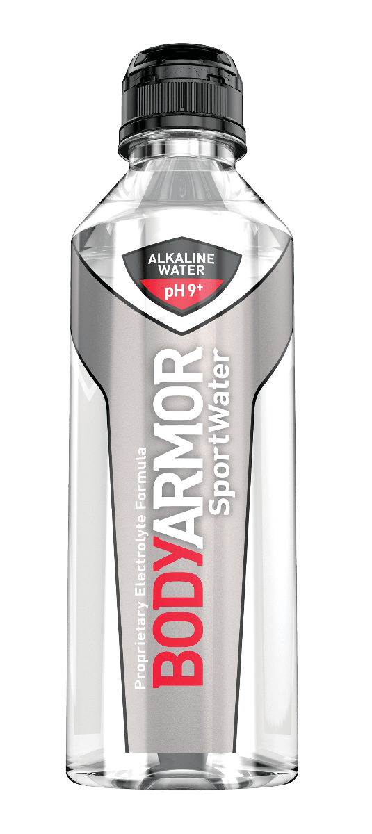 BodyArmor SuperWater, Electrolytes Sport Drinking Water, 23.7 Oz Sport Cap (Pack of 24) - Oasis Snacks