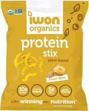Load image into Gallery viewer, IWON Organics Snack Stix, Sweet Dijon, 1.5oz (Pack of 8) - Oasis Snacks

