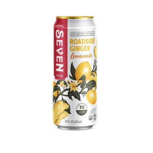 Seven Teas, Roadside Ginger Lemonade, 16oz (Pack of 12)