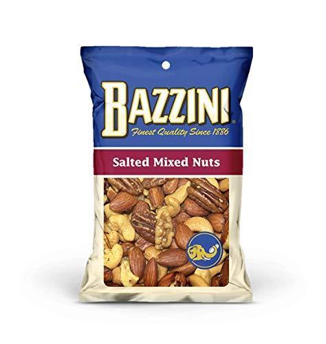 Bazzini Quality Nuts, Salted Mixed Nuts, 1.25oz (Pack of 12) - Oasis Snacks