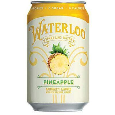 Waterloo Sparkling Water, Pineapple, 12oz - Multi Pack - Oasis Snacks