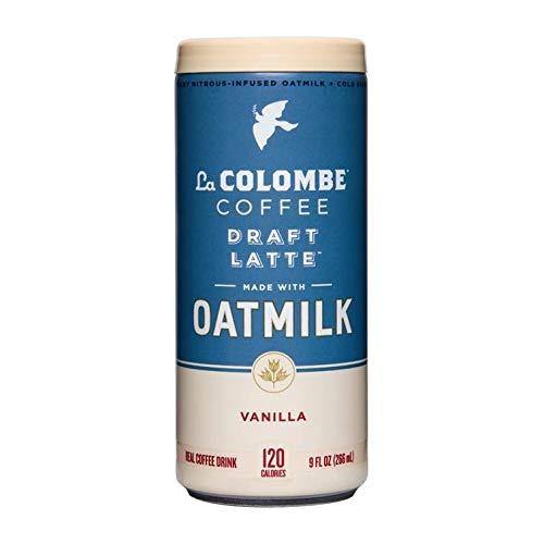 La Colombe Oatmilk Coffee Draft Latte, Vanilla, 9oz (Pack of 12) - Oasis Snacks