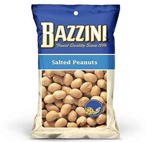 Bazzini Quality Nuts, Salted Peanuts, 3.5oz (Pack of 12) - Oasis Snacks
