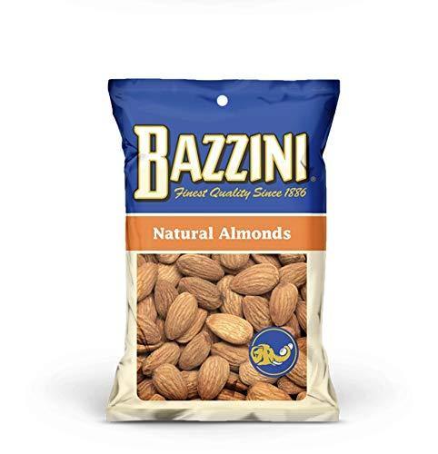 Bazzini Quality Nuts, Natural Almonds, 1.25oz (Pack of 12) - Oasis Snacks