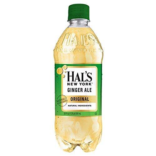 Hal's New York Ginger Ale Original 20 Oz Pack of 24 - Oasis Snacks