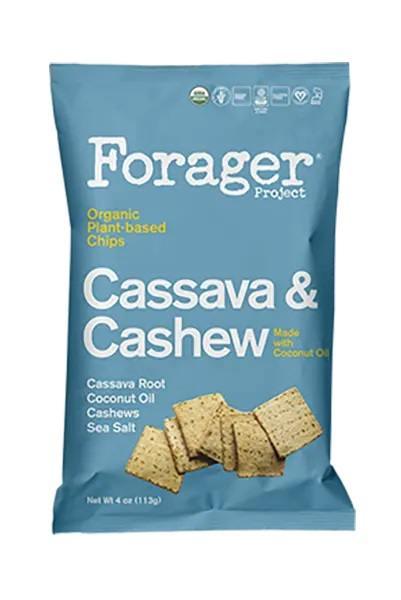 Forager Organic Plant-Based Chips, Cassava & Cashew, 4 Ounce - Multi Pack - Oasis Snacks