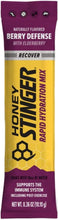 Load image into Gallery viewer, Honey Stinger Recover Rapid Hydration Powder, Berry Defense, 0.36oz (Pack of 10)
