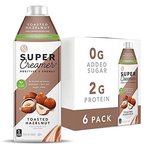 KITU Super Creamer Lactose Free Zero Sugar High Protein, Toasted Hazelnut , 25.4 oz (Pack of 6) - Oasis Snacks