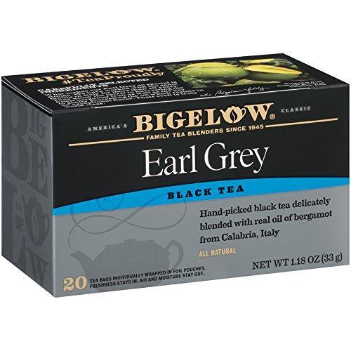 Bigelow Tea Bags, Earl Grey Black, 20-Count Box (Pack of 6) - Oasis Snacks