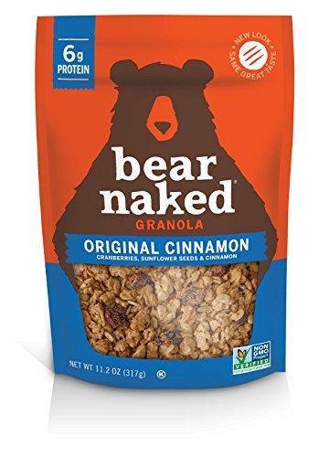 Bear Naked Granola, Original Cinnamon, 11.2oz (Pack of 6) - Oasis Snacks