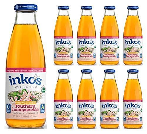 Inko's White Tea, Southern Honeysuckle, 16oz (Pack of 8) - Oasis Snacks