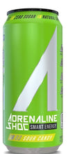 Load image into Gallery viewer, Adrenaline Shoc Smart Energy Drink, Sour Candy, 16 oz (Pack of 12) - Oasis Snacks
