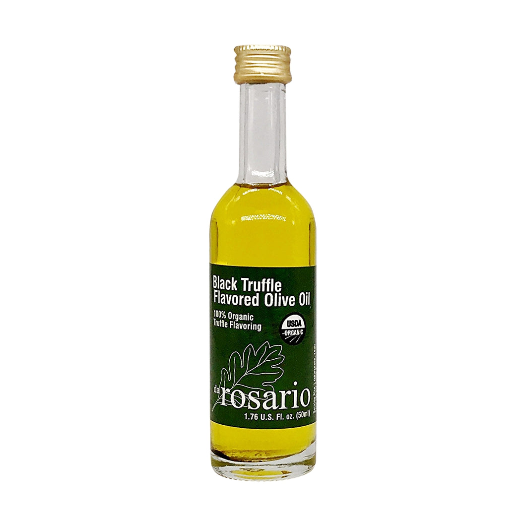 daRosario 100% Organic Black Truffle Flavored Olive Oil, 1.76oz - Multi-Pack