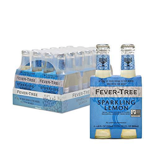 Fever-Tree Premium Sparkling Lemon Mixer, 6.8oz (Pack of 24) - Oasis Snacks