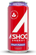 Load image into Gallery viewer, A SHOC Energy Drink, Fruit Punch, 16 oz (Pack of 12)
