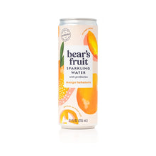 Load image into Gallery viewer, Bear&#39;s Fruit Sparkling Water with Probiotics, Mango Habanero, 12oz (Pack of 12)
