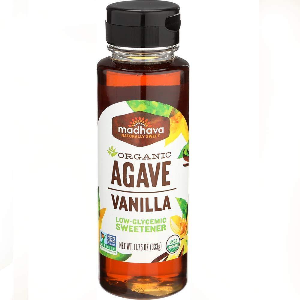 Madhava Organic Vanilla Agave, 11.7oz (Pack of 6) - Oasis Snacks