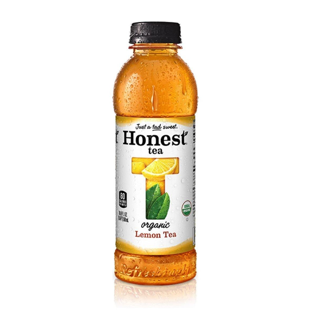 Honest Tea Lemon Tea 16.9 oz Plastic Bottles (12 Pack) - Oasis Snacks