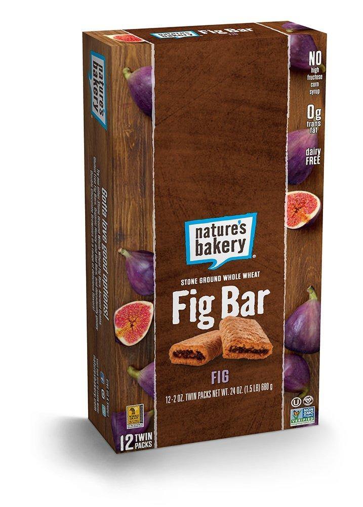Nature's Bakery Whole Wheat Fig Bar, Natural, 2 oz (Pack of 12) - Oasis Snacks