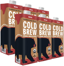 Load image into Gallery viewer, Wandering Bear Cold Brew Coffee, Mocha, 32oz - Multi-Pack
