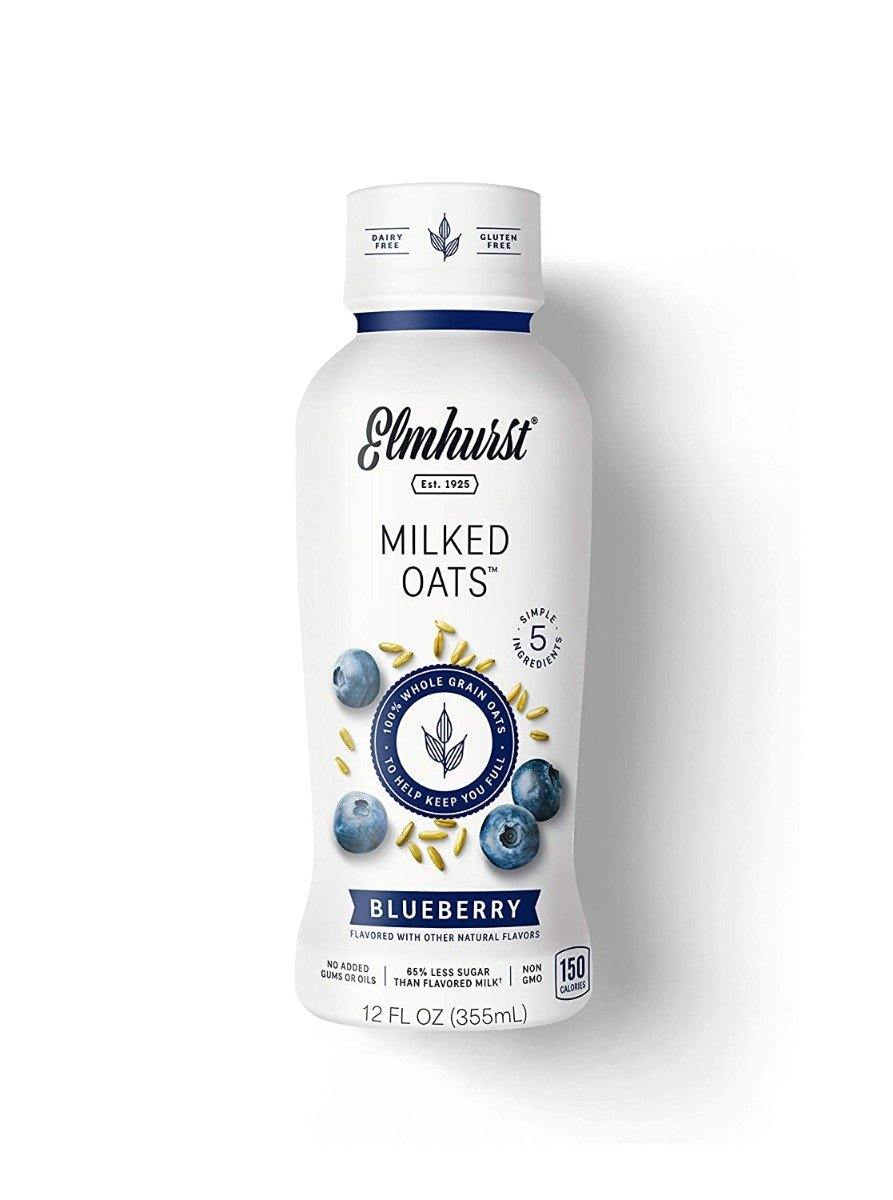 Elmhurst Milked Oats, Blueberry, 12oz (Pack of 12) - Oasis Snacks
