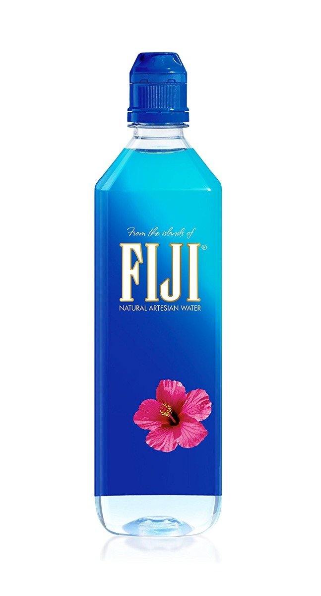 FIJI Natural Artesian Water, 700mL Sports Cap Bottle (Pack of 12) - Oasis Snacks