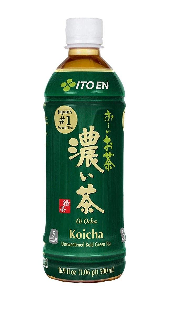 Ito En Tea, Oi Ocha Bold Green Tea, Unsweetened, 16.9oz (Pack of 12) - Oasis Snacks