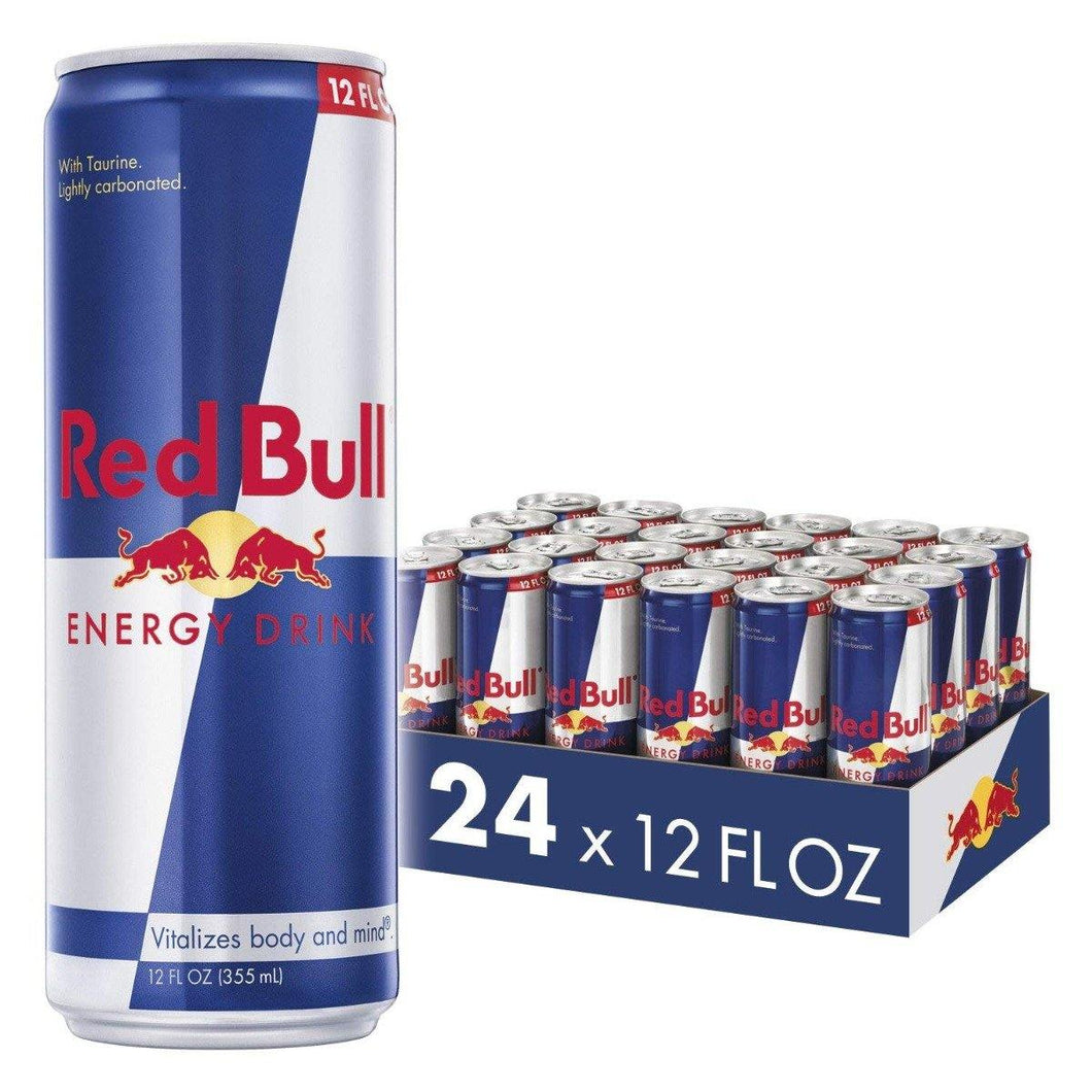 Red Bull Energy Drink 12 Fl Oz Cans (Pack of 24) - Oasis Snacks
