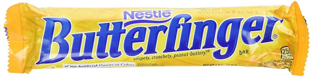 Nestle Butterfinger Chocolate Single Candy Bars, 1.9 Ounce (Pack of 12) - Oasis Snacks