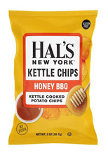Load image into Gallery viewer, Hal's New York Kettle Cooked Potato Chips, Honey BBQ, 2oz (Pack of 24) - Oasis Snacks
