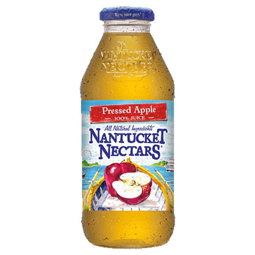 Nantucket Nectars All Natural Juice, Pressed Apple Juice, 16oz (Pack of 12) - Oasis Snacks