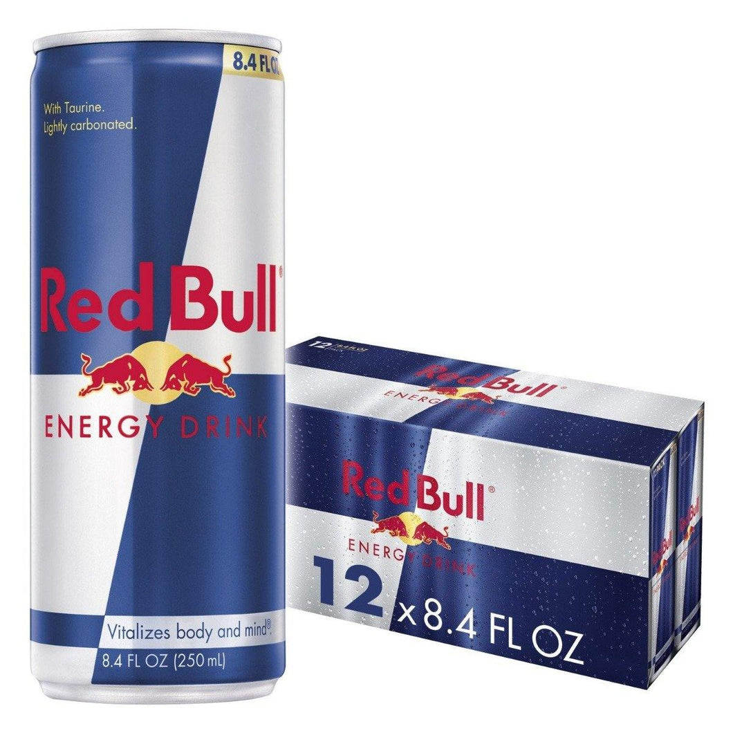 Red Bull Energy Drink 8.4 Fl Oz Cans (Pack of 12) - Oasis Snacks