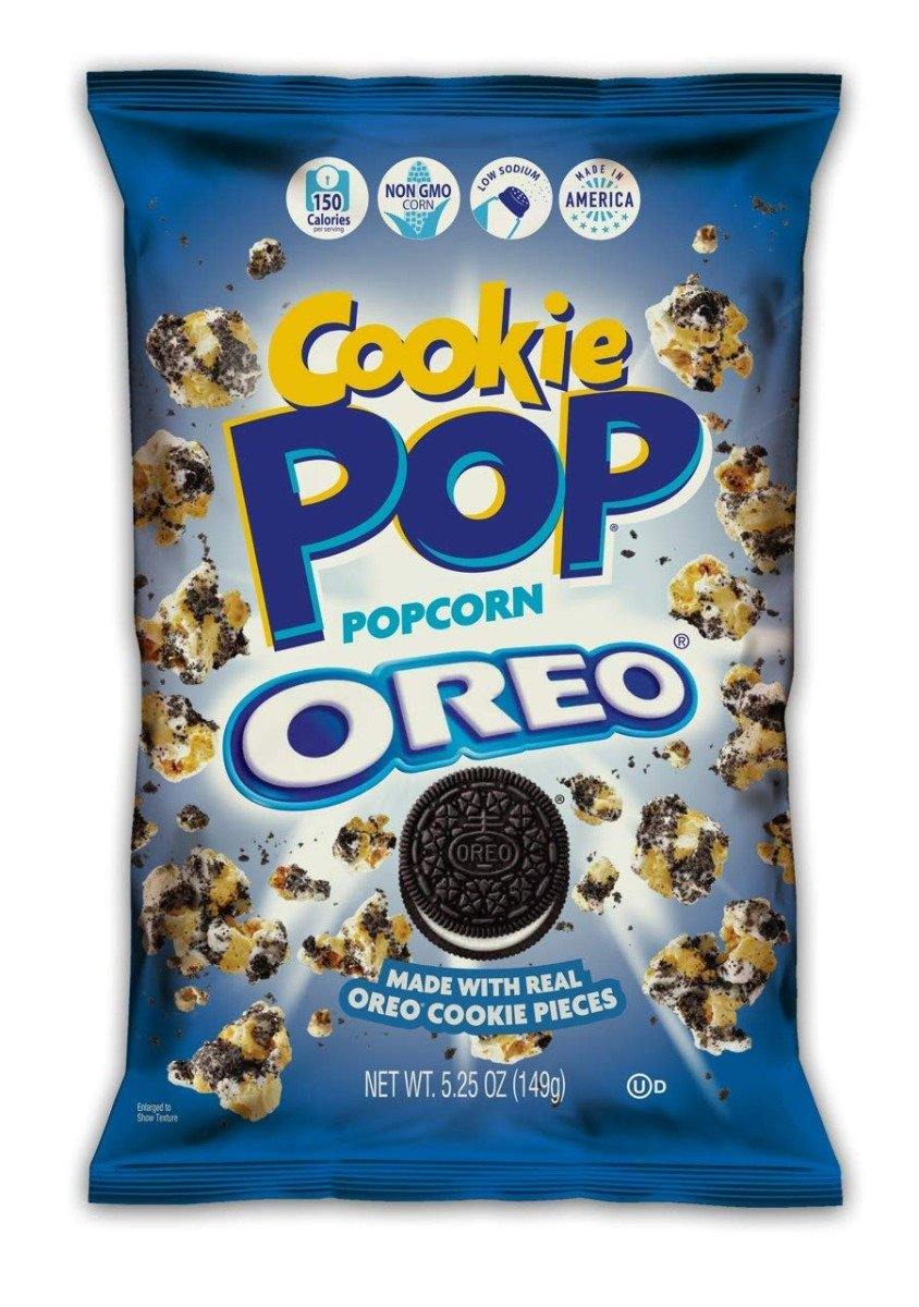Candy Pop Popcorn, Oreo, 5.5oz (Pack of 12) - Oasis Snacks