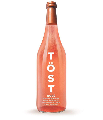 TOST Rosé Sparkling Non-Alcoholic Beverage 750ml (Pack of 12) - Oasis Snacks