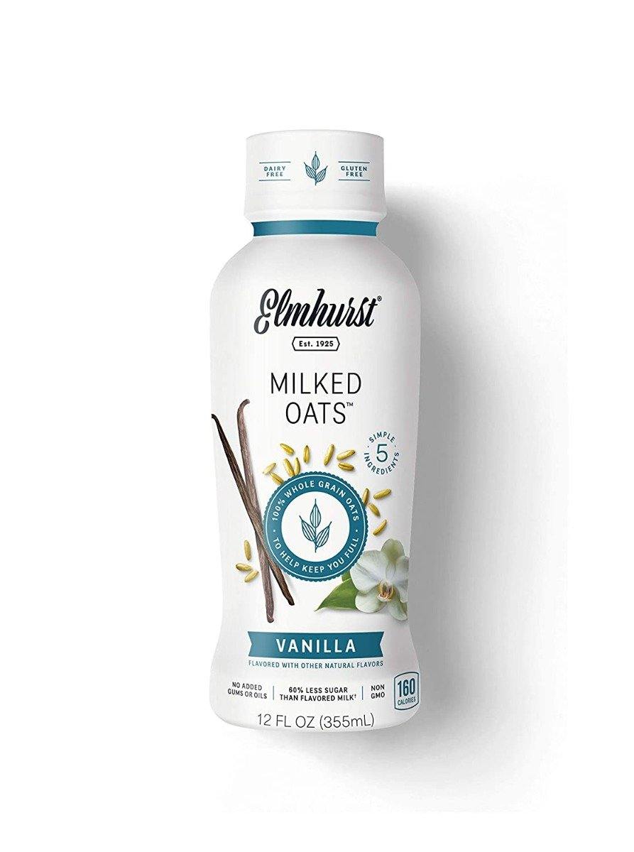 Elmhurst Milked Oats, Vanilla, 12oz (Pack of 12) - Oasis Snacks