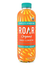 Load image into Gallery viewer, ROAR Organic Electrolyte Infusion Drink, Mango Clementine, 18 oz (Pack of 12) - Oasis Snacks
