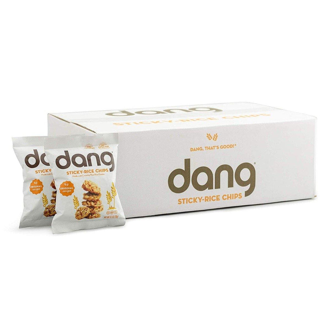 Dang Sticky Rice Chips, Original, 0.7 oz (Pack of 24) - Oasis Snacks