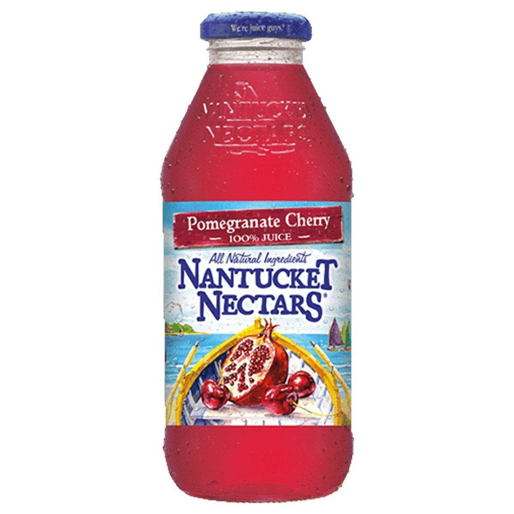 Nantucket Nectars All Natural Juice, Pomegranate Cherry, 16oz (Pack of 12) - Oasis Snacks