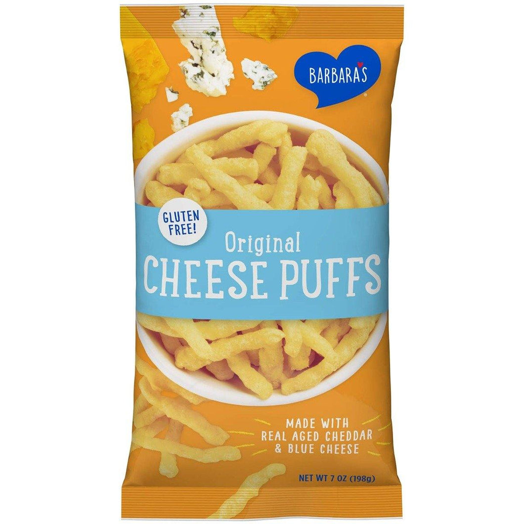 Barbara's Cheese Puffs, Original, 7oz (Pack of 12) - Oasis Snacks